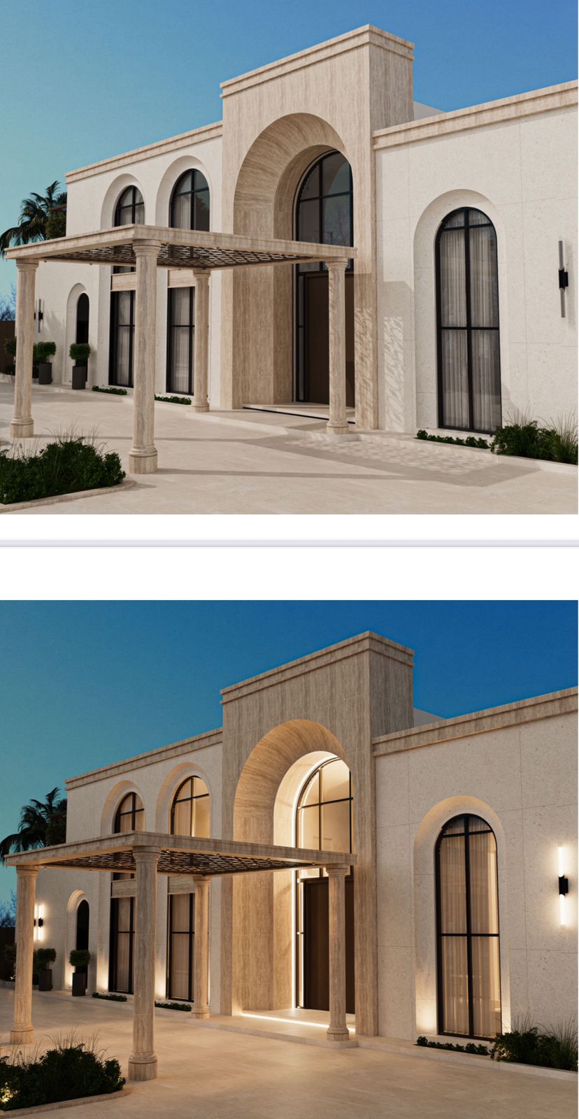 تصميم قصر كلاسيكي – حي العارض